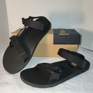 Teva Original Universal Urban Sandals Mens Size 11 Black Shoes 1004010 NEW